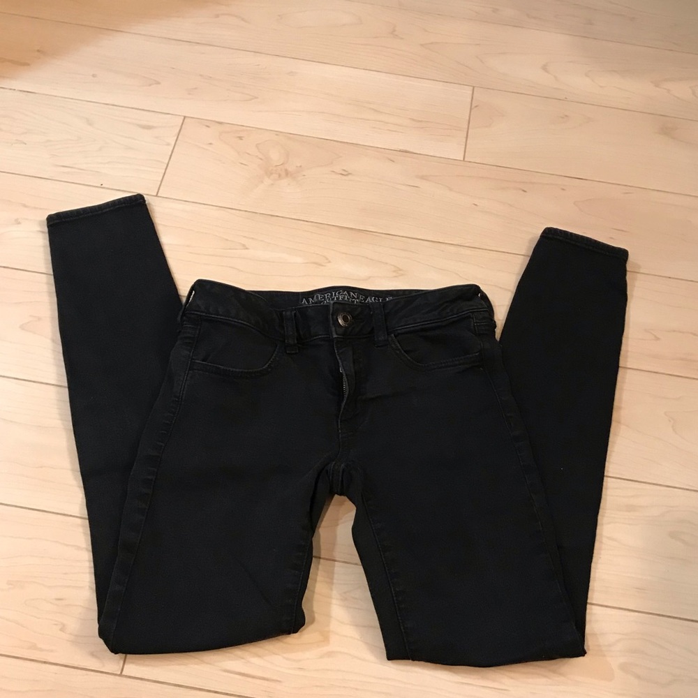 Black super stretchy jeans